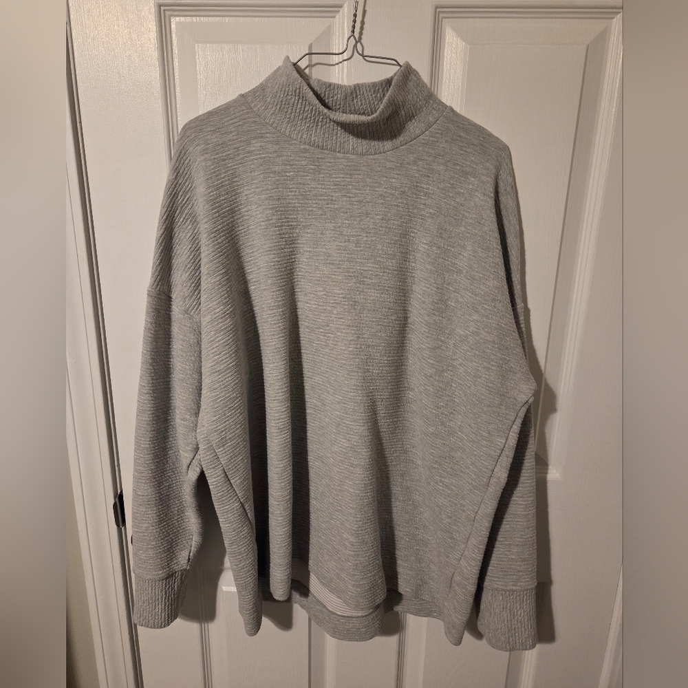Cozy Gray Turtleneck Sweater